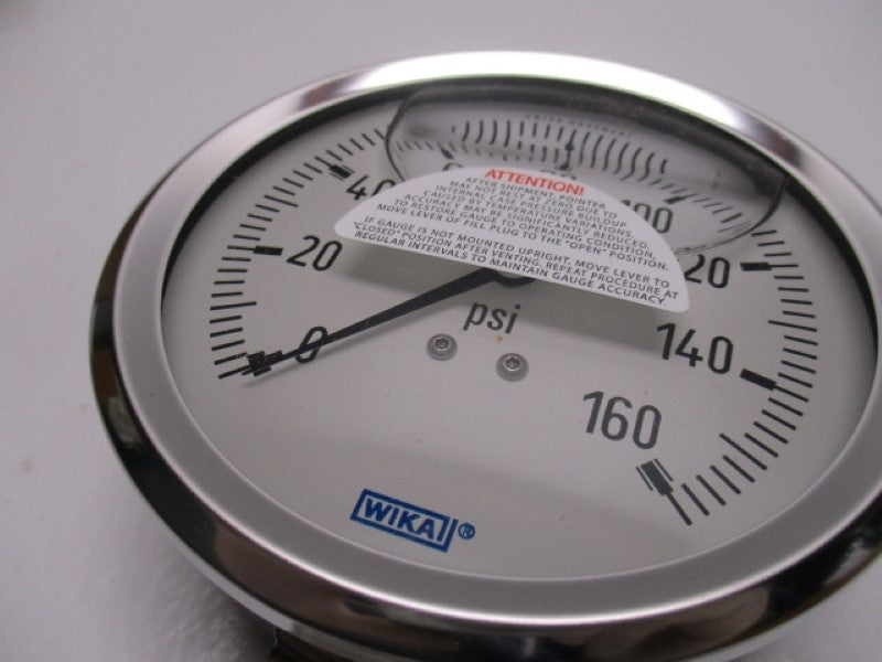 WIKA 9833069 PRESSURE GAUGE 160PSI 1/4"  NSMP