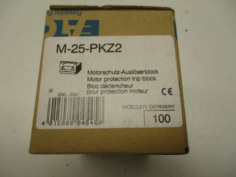 KLOCKNER MOELLER M-25-PKZ2 MOTOR PROTECTION TRIP BLOCK 200-350A  NSMP