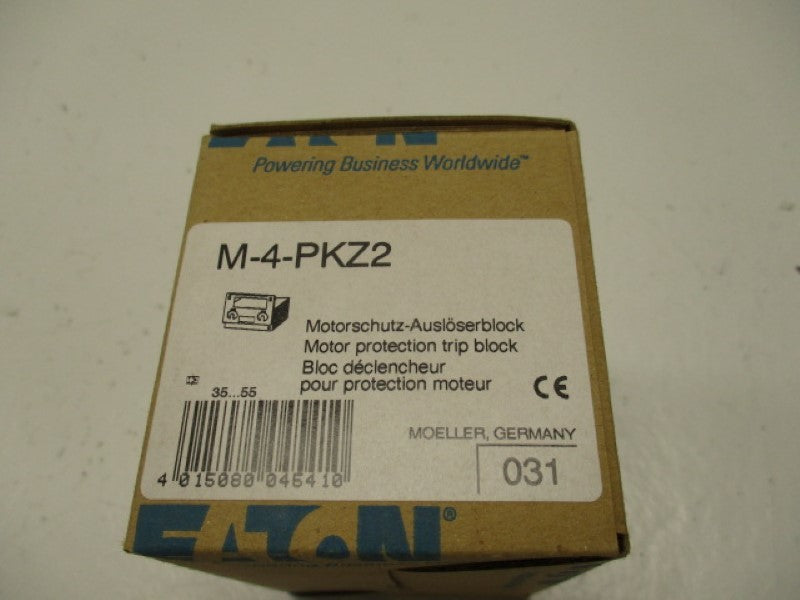 KLOCKNER MOELLER M-4-PKZ2 MOTOR PROTECTION TRIP BLOCK 35-55A  NSMP