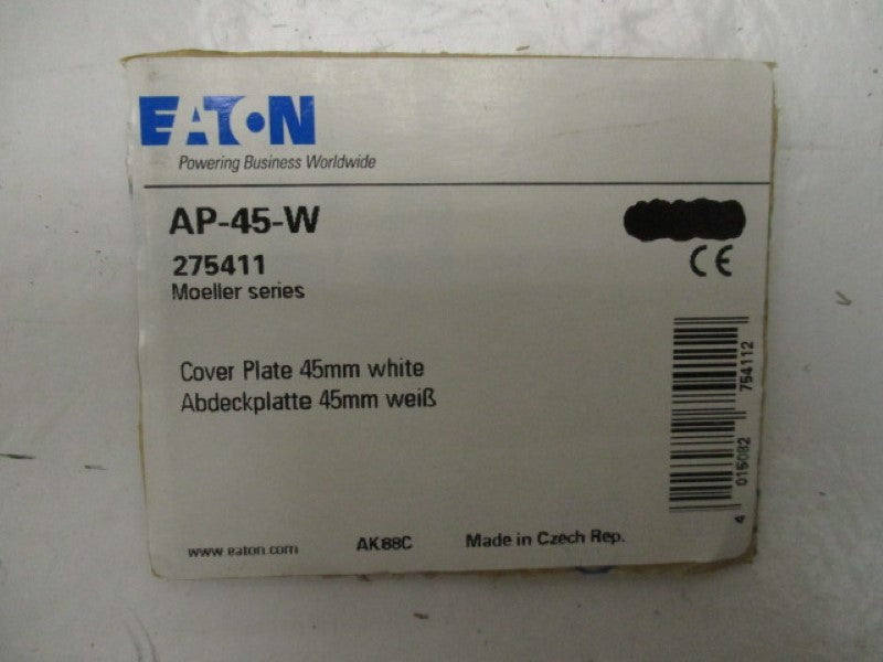 EATON AP-45-W WHITE COVER PLATE 45MM  NSNP