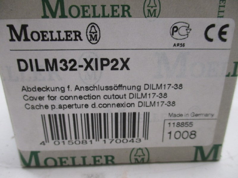 KLOCKNER MOELLER DILM32-XIP2X COVER (PKG OF 8)  NSMP