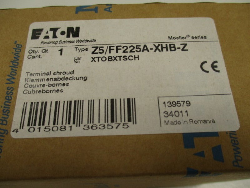 EATON Z5/FF225A-XHB-Z TERMINAL COVER  NSMP