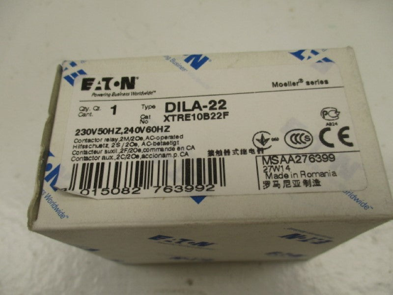 EATON DILA-22 CONTACTOR 230/240V  NSMP