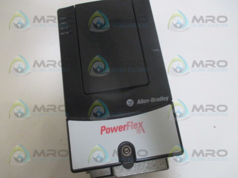 ALLEN BRADLEY POWERFLEX 70 20AC3P5A0AYNNNNN SER. A F/W 2.003 AC DRIVE  UNMP