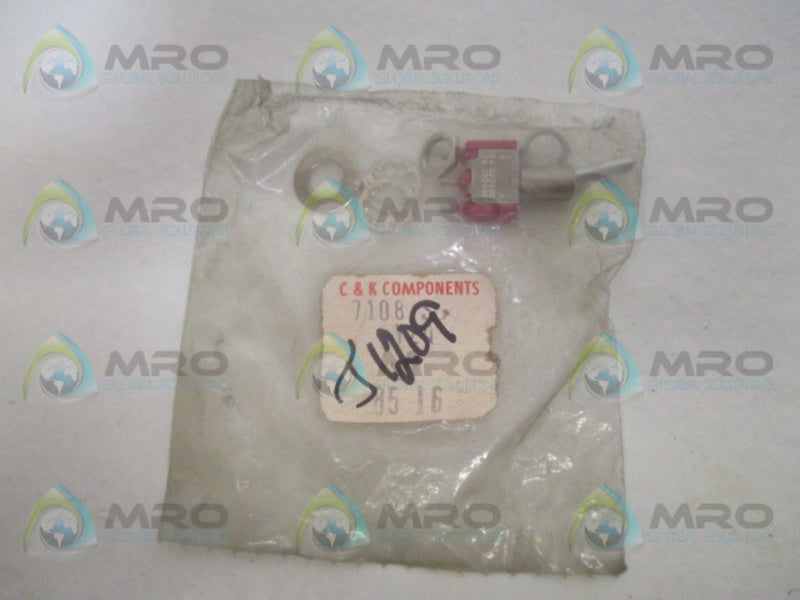 C&K COMPONENTS 7108 TOGGLE SWITCH  NSMP