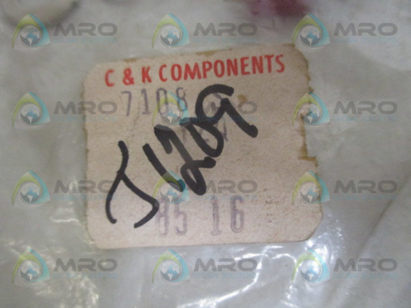 C&K COMPONENTS 7108 TOGGLE SWITCH  NSMP