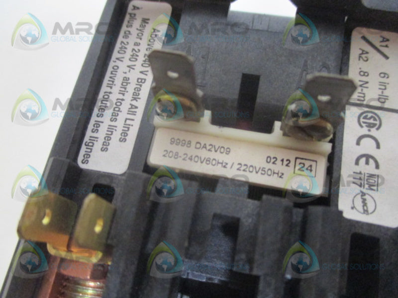 SQUARE D 8910-DPA63V09 CONTACTOR 240V   UNMP