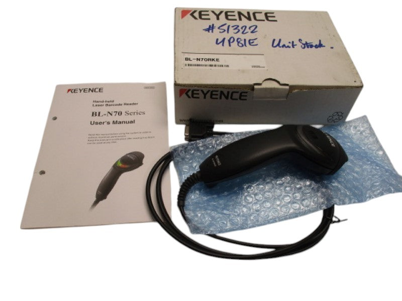 KEYENCE BL-N70RKE BARCODE LASER READER 5V 3-40 DIGIT SCAN RANGE  NSMP