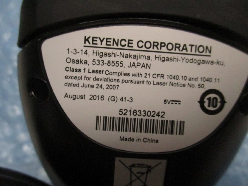 KEYENCE BL-N70RKE BARCODE LASER READER 5V 3-40 DIGIT SCAN RANGE  NSMP