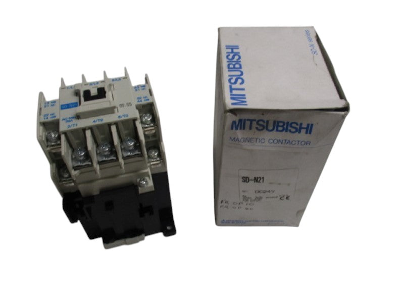 MITSUBISHI SD-N21 MAGNETIC CONTACTOR 24VDC  NSMP
