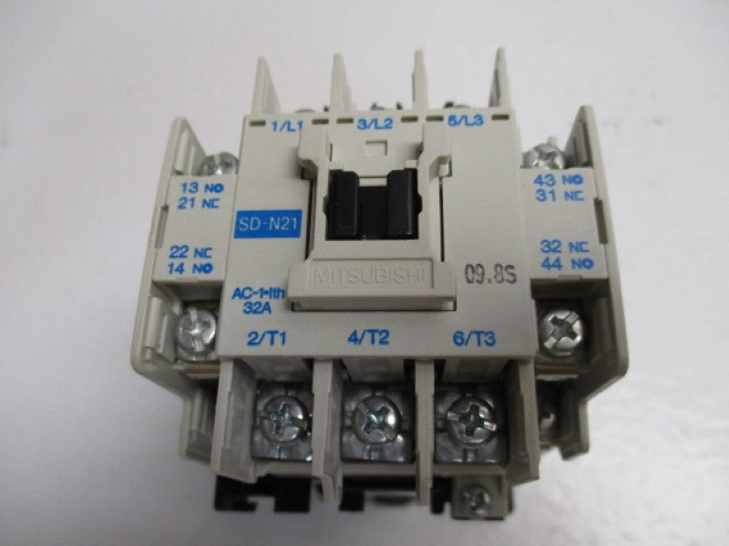 MITSUBISHI SD-N21 MAGNETIC CONTACTOR 24VDC  NSMP