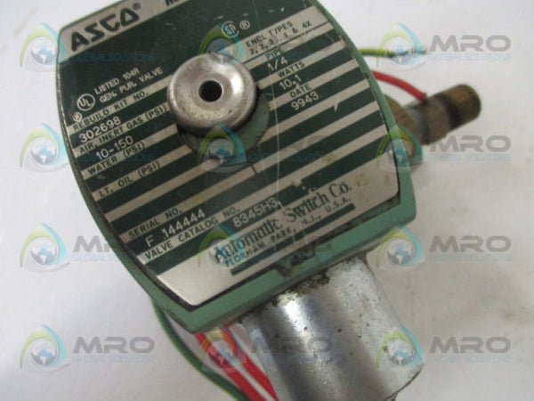 ASCO 8345H3 VALVE 120V 1/4"  UNMP