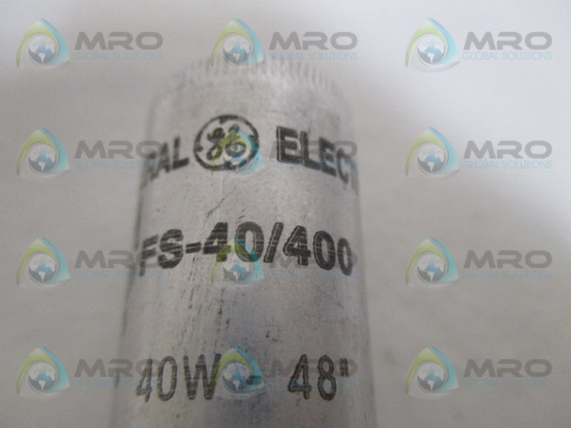 GENERAL ELECTRIC FS-40/400 MANUAL RESET STARTER 40W 48"  UNMP