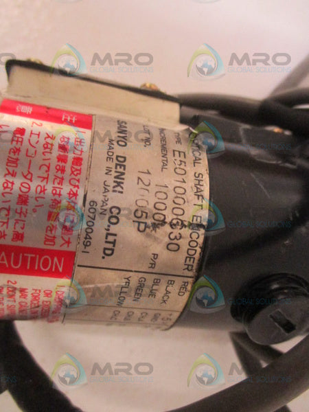 SANYO R511-012E18 E501000C30 SERVO MOTOR   UNMP
