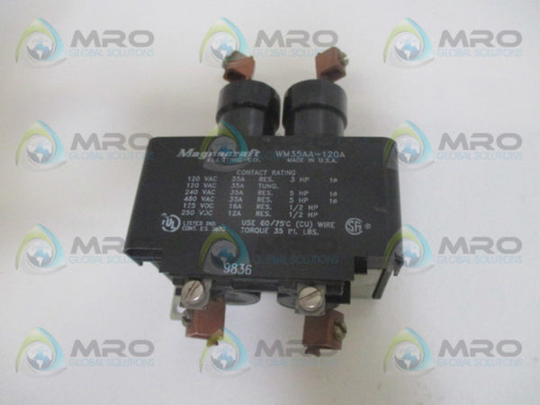 MAGNECRAFT WM35AA-120A RELAY  UNMP