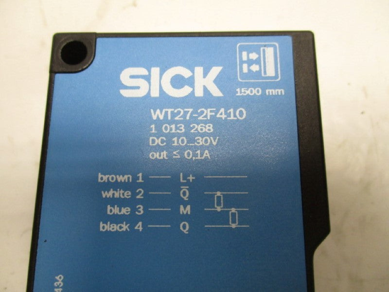 SICK WT27-2F410 PHOTOELECTRIC SENSOR 10-30VDC  NSMP