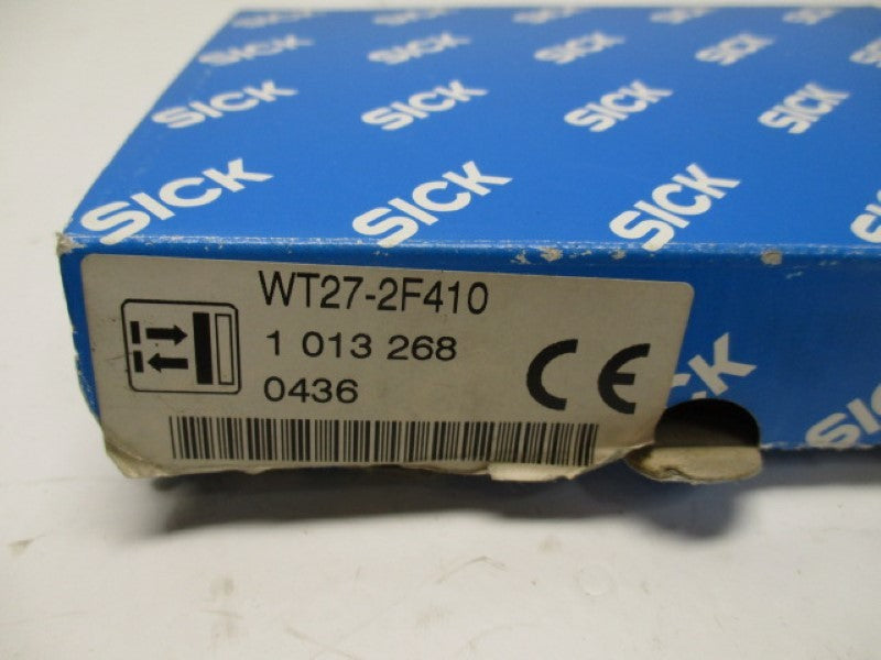 SICK WT27-2F410 PHOTOELECTRIC SENSOR 10-30VDC  NSMP