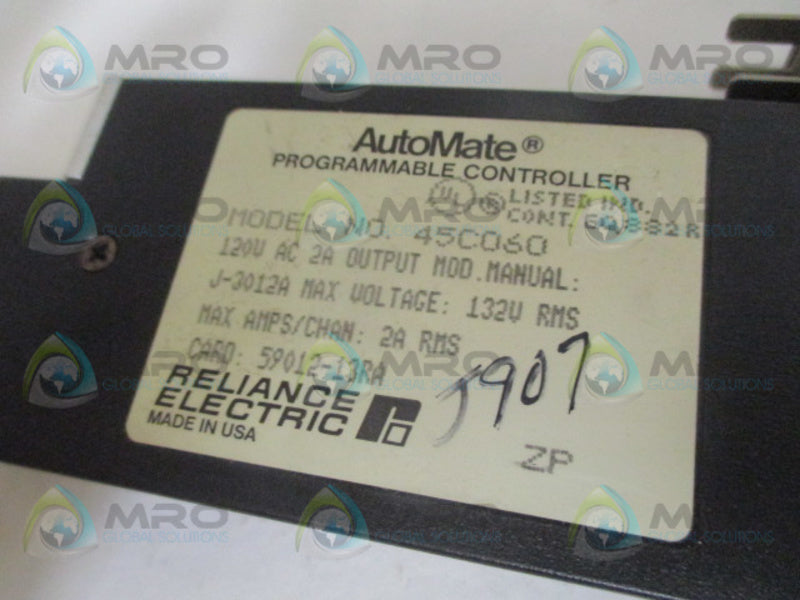 RELIANCE ELECTRIC 45C060 DUAL OUTPUT MODULE 115VAC  UNMP