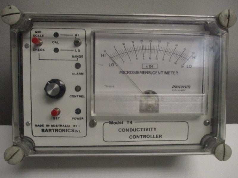 BARTRONICS MODEL T4 CONDUCTIVITY CONTROLLER  UNMP