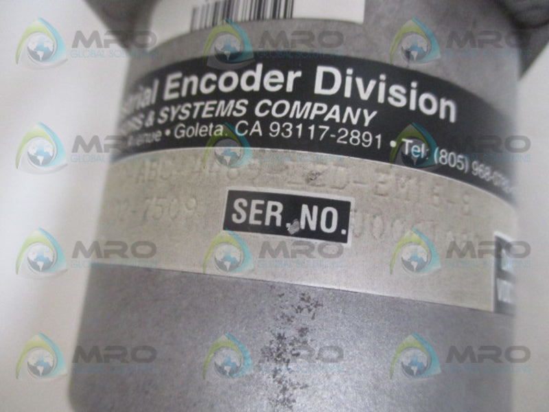 BEI H25D-600-ABC-4469-LED-EM16-S 924-01002-7509 ENCODER  UNMP