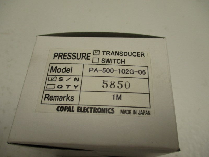 COPAL ELECTRONICS PA-500-102G-06  NSMP