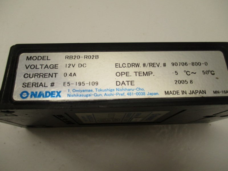 NADESCO NADEX RB20-R02B  UNMP