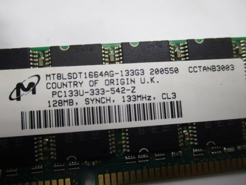 MICRON MT8LSDT1664AG-133G3 PC133U-333-542-Z  UNMP