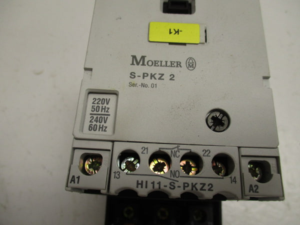 KLOCKNER MOELLER S-PKZ2 220/240V  UNMP