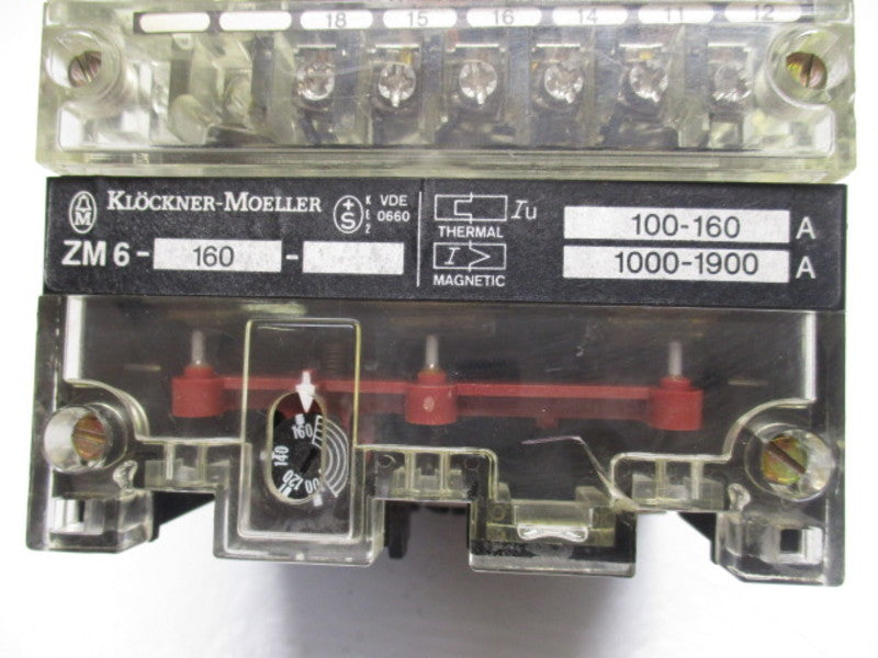 KLOCKNER MOELLER NZMH-6-160-ZM6-160 (AS PICTURED)  UNMP