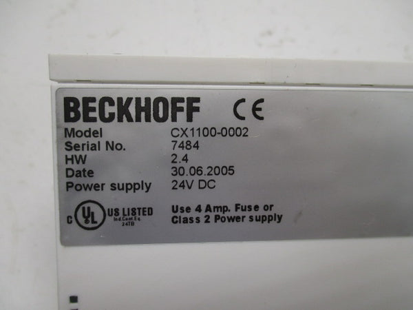 BECKHOFF CX1100-0002  UNMP