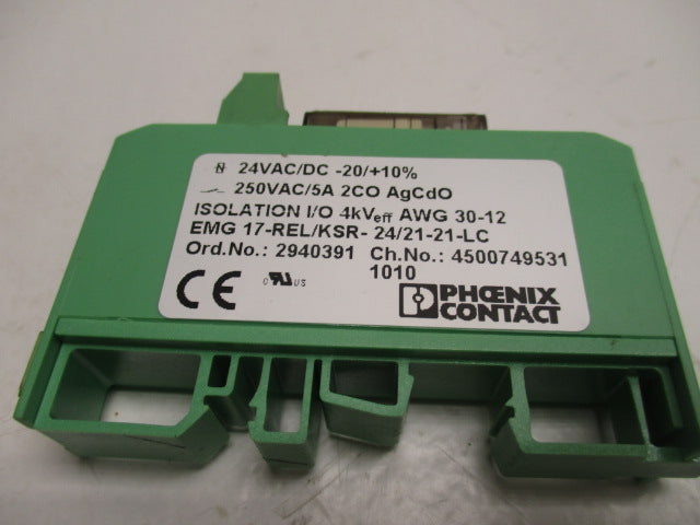 PHOENIX CONTACT EMG17-REL/KSR-24/21-21-LC-2490391   UNMP