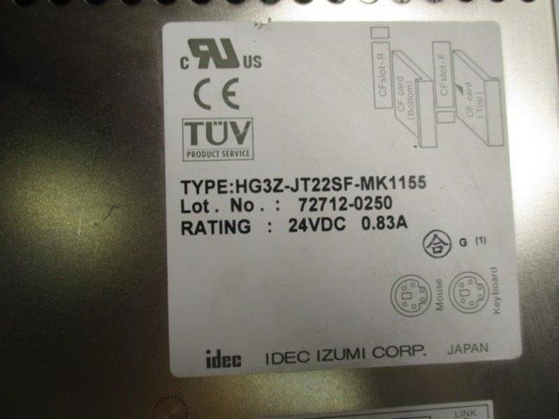 IDEC HG3Z-JT22SF-MK1155  UNMP