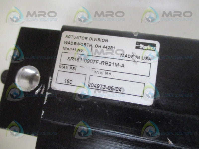 PARKER XR151-0907F-RB21M-A ACTUATOR  UNMP