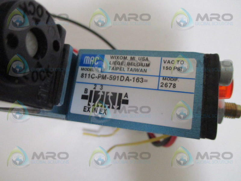 MAC 811C-PM-591DA-163 VALVE  UNMP