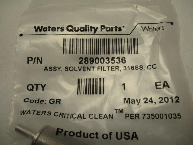 WATERS QUALITY PARTS 289003536 NSMP