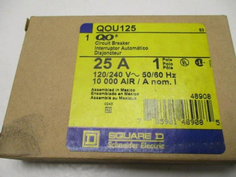 SQUARE D QOU125  NSMP