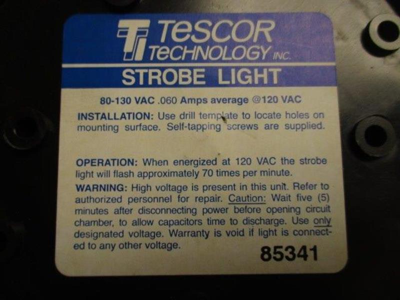 SAFTI-STROBE RED 80-130VAC  NSMP