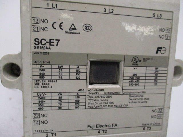 FUJI ELECTRIC SC-E7   UNMP