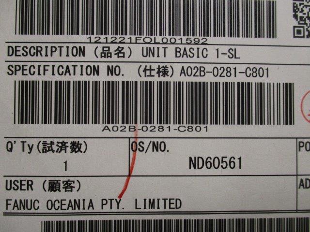 FANUC A02B-0281-C801  NSNP