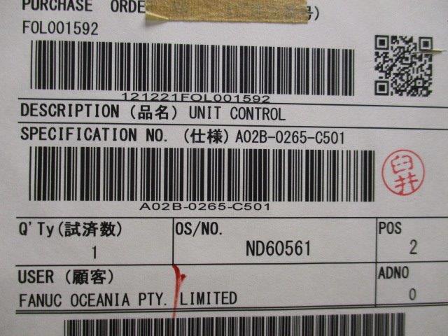 FANUC A02B-0265-C501  NSNP