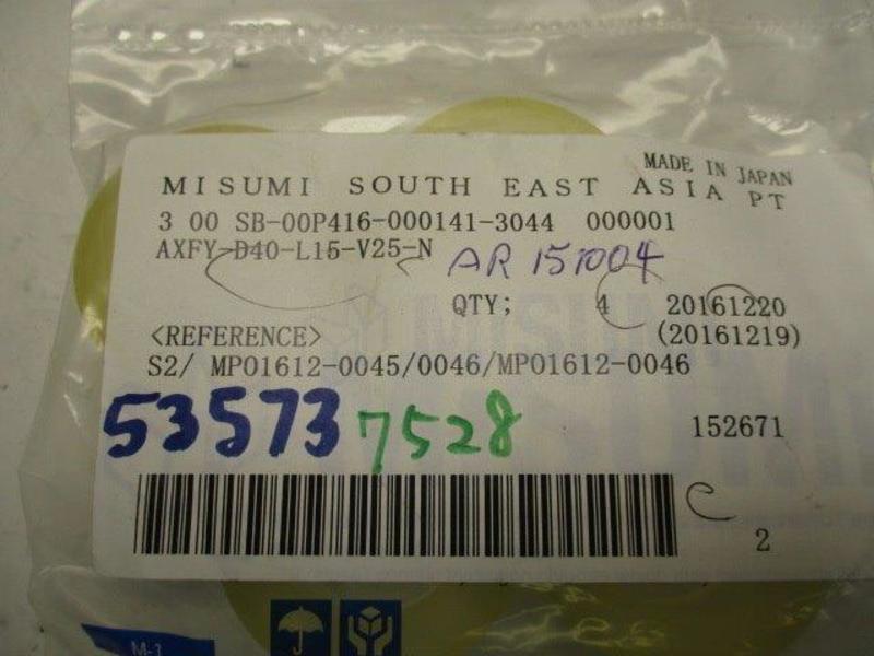 MISUMI AXFY-D40-L15-V25-N (PKG OF 4)  NSMP