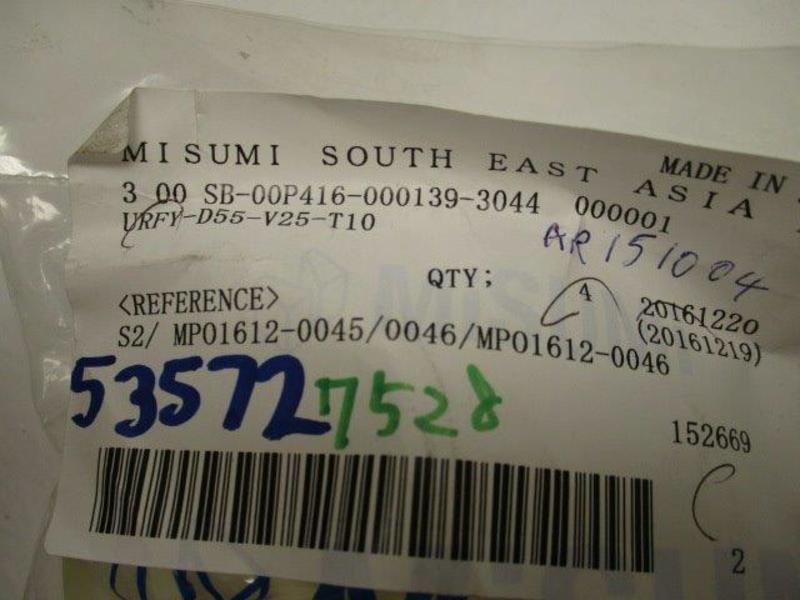 MISUMI URFY-D55-V25-T10 (PKG OF 4)  NSMP