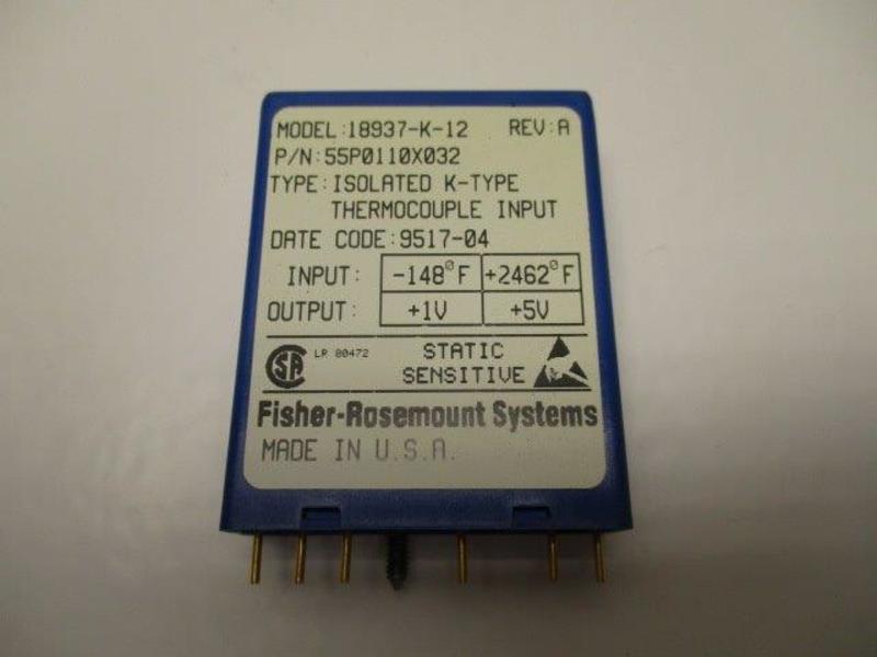 FISHER 55P0110X032 18937-K-12  UNMP