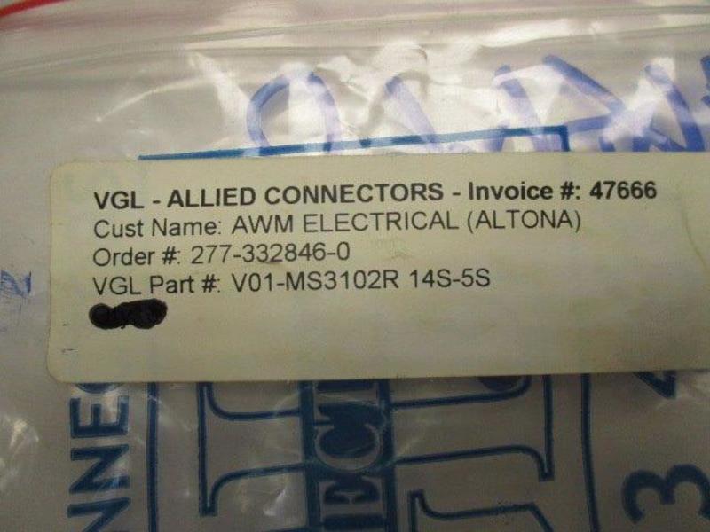 VGL ALLIED CONNECTORS V01-MS3102R 14S-5S  NSNP