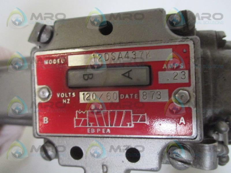 NUMATICS 12DSA437K SOLENOID VALVE 120V  UNMP