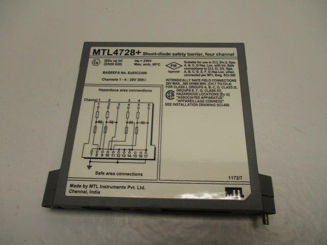 MTL INSTRUMENTS MTL4728+  NSNP