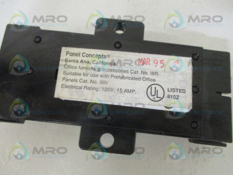 PANEL CONCEPTS I8N RECEPTACLE  NSNP