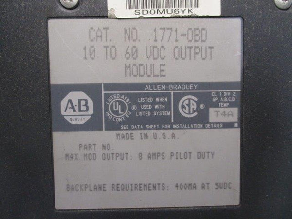 ALLEN BRADLEY 1771-OBD (AS PICTURED)  UNMP