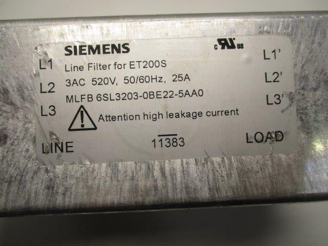 SIEMENS 6SL3203-0BE22-5AA0 (AS PICTURED)  UNMP