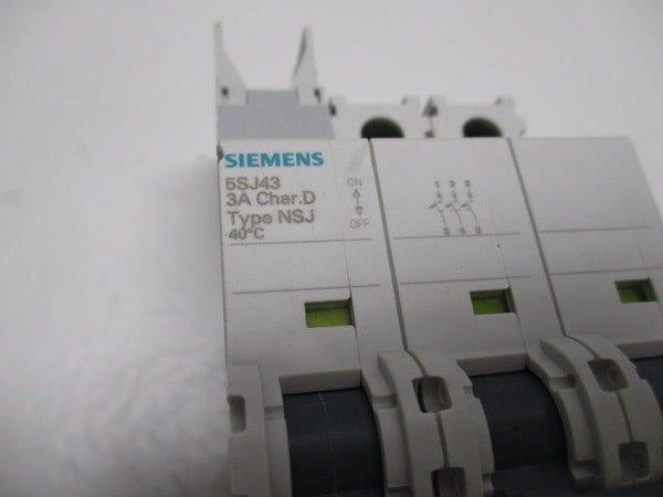 SIEMENS 5SJ4303-8HG42 CIRCUIT BREAKER 3A (AS PICTURED)  UNMP